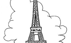 Coloriage De La Tour Eiffel Génial Tour Eiffel Coloriage Tour Eiffel En Ligne Gratuit A