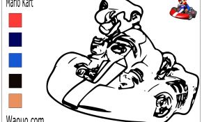 Coloriage De Mario Élégant Coloriage Mario Kart Sur Son Bolide En Pleine Course à