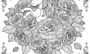 Coloriage De Noel Pour Adulte Meilleur De Unicorn Mandala Unicorns Adult Coloring Pages