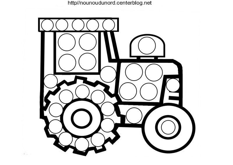 Coloriage De Tracteur Meilleur De Coloriage Tracteur Réalisé Par Nounoudunord