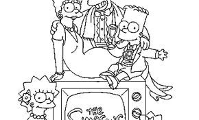 Coloriage Des Simpson Nouveau Coloriage Simpson à Imprimer
