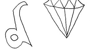 Coloriage Diamant Nice Dibujo De Diamante Para Colorear Dibujos