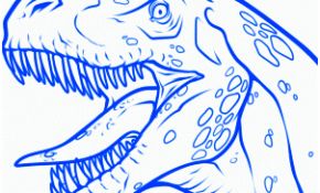 Coloriage Dinosaure Facile Nice Apprendre A Dessiner Un T Rex
