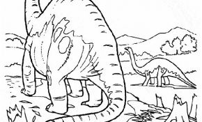 Coloriage Dinosaure Gratuit Nouveau Coloriage Dinosaure Diplodocus En Ligne Dessin Gratuit à