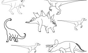 Coloriage Dinosaures Nouveau Coloriage Dinosaures Gratuit à Imprimer Et Colorier