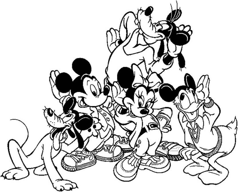 Coloriage Disney Mickey Luxe 19 Dessins De Coloriage Mickey Et Ses Amis à Imprimer