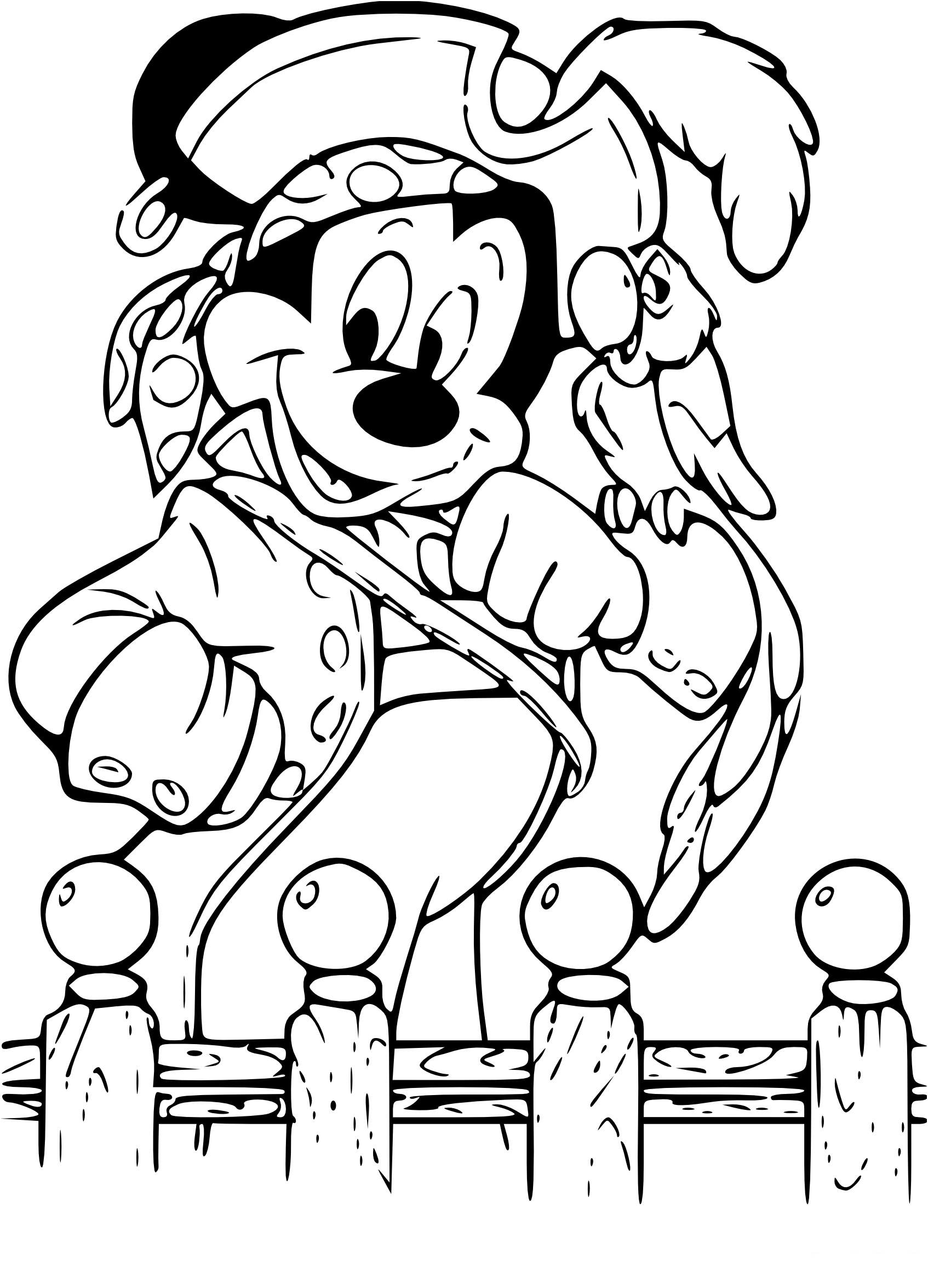 Coloriage Disney Mickey Nice Coloriage Mickey Pirate à Imprimer