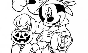 Coloriage Disney Mickey Unique Coloriage Mickey Halloween Dessin Gratuit à Imprimer