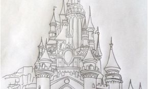 Coloriage Disneyland Paris Frais Dessin Au Crayon De Papier Disney