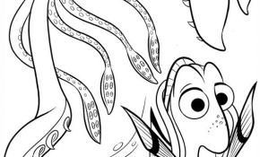 Coloriage Dory Élégant Finding Dory Coloring Pages To And Print For Free