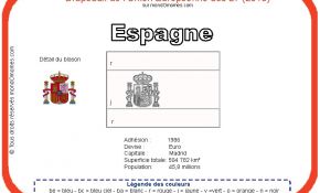 Coloriage Drapeau Espagne Génial Coloriage De Spain Drapeau
