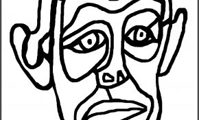 Coloriage Dubuffet Luxe Coloriage Visage Picasso Maternelle