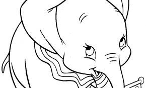 Coloriage Dumbo Inspiration Coloriage Dumbo L’éléphant à Imprimer