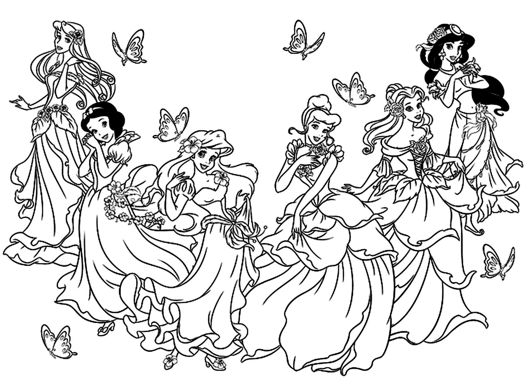 Coloriage Dysney Génial to Print This Free Coloring Page Coloring All Princesses