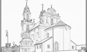 Coloriage Eglise Luxe Coloriage Eglise Sainte Catherine à Imprimer Pour Les 1393