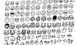 Coloriage Émoji Nouveau Coloriage Emoji Emoticon List Dessin