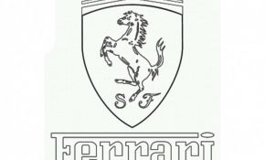Coloriage Ferrari Luxe Coloriage Logo Ferrari à Télécharger
