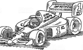 Coloriage Formule 1 Inspiration Dessin De Voiture De Course De Formule 1 Stock Vecteur