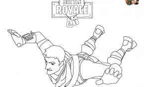 Coloriage Fortnite Skin Génial Coloriage Fortnite Battle Royale Skydiving Jecolorie