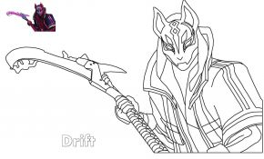 Coloriage Fortnite Skin Nomade Nice Coloriage Drift Ultimate Fortnite Jecolorie