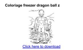 Coloriage Freezer Élégant Coloriage Freezer Dragon Ball Z Google Docs