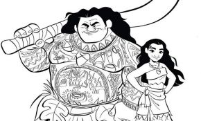 Coloriage Game Over Nice Moana Coloring Pages To And Print For Free