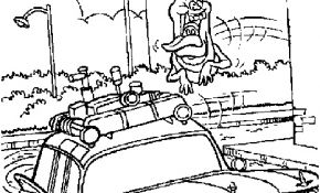 Coloriage Ghostbuster Nice Ghostbusters Car Coloring Pages Sketch Coloring Page