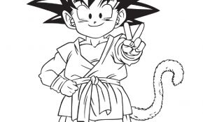 Coloriage Goku Meilleur De Belle Coloriage Dragon Ball Z Facile