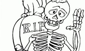 Coloriage Halloween Squelette Unique Dibujos De Esqueletos De Halloween Para Pintar