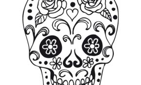 Coloriage Halloween Tete De Mort Élégant Tampon Bois Tête De Mort Mexicaine 4 X 5 2 Cm Tampon