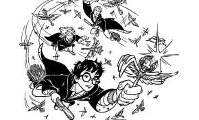 Coloriage Harry Potter Gryffondor Luxe Desenho De Quadribol Para Colorir Tudodesenhos
