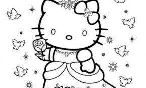 Coloriage Hello Kitty Coeur Meilleur De Coloriage Hello Kitty à Imprimer