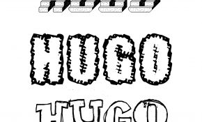 Coloriage Hugo Meilleur De Coloriage Du Prénom Hugo à Imprimer Ou Télécharger