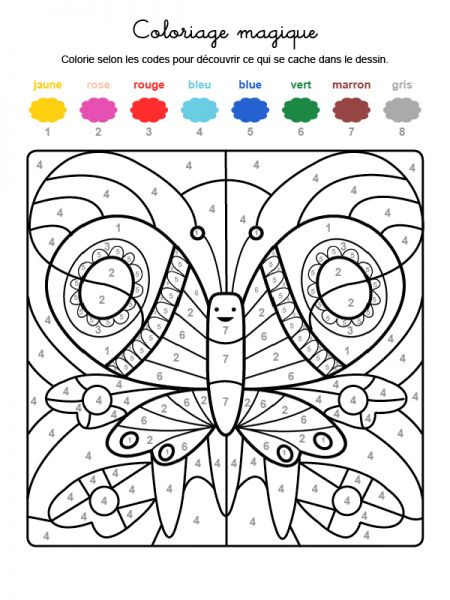 Coloriage Insectes Génial Coloriage Magique D Un Bel Insecte