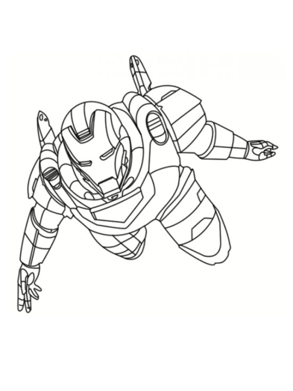 Coloriage Ironman Luxe the Avengers 2012 Extrait Coloriages Avengers