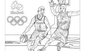 Coloriage Jeux Unique Jeux Olympiques Rio 2016 Basket Coloriage Sur Les Jeux