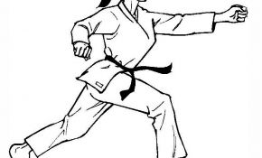 Coloriage Judo Frais Ment Dessiner Un Judoka