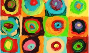 Coloriage Kandinsky Génial Circle Art Plusieurs Enfants Sur Une Très Grande Toile