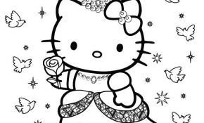 Coloriage Kitty Génial Coloriage D Anniversaire Hello Kitty