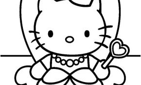 Coloriage Kitty Génial Coloriage Dessin Hello Kitty 17 Dessin