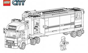 Coloriage Lego City Nice Coloriage Lego City Camion De Police Dessin Gratuit à Imprimer