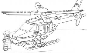 Coloriage Lego Police Meilleur De Lego Police Helicopter City Coloring Pages Printable