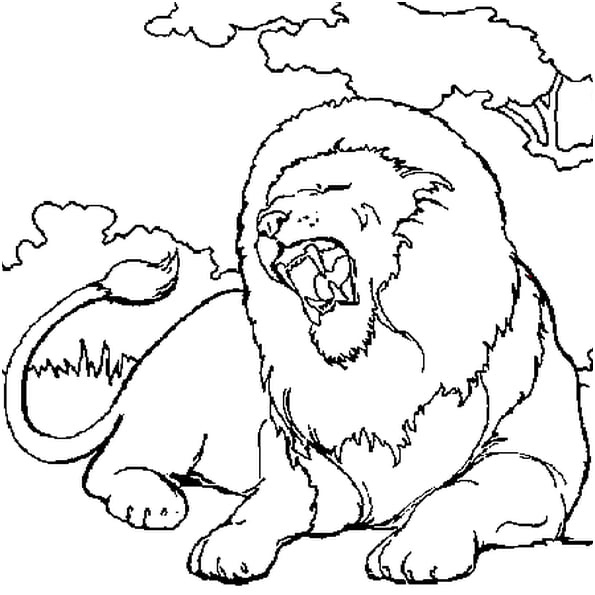 Coloriage Lion Facile Frais Lion Coloriage Lion En Ligne Gratuit A Imprimer Sur