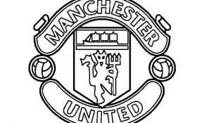 Coloriage Logo Inspiration Coloriage De Blason Du Manchester United Pour Colorier