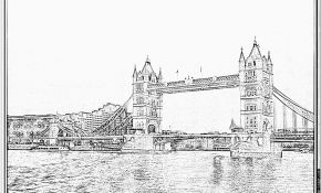 Coloriage Londre Frais Coloriage tower Bridge London à Imprimer Pour Les Enfants