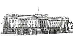 Coloriage Londres Unique Buckingham Palace Illustration 1820 Architecture Et