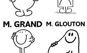 Coloriage M Élégant Coloriage Monsieur Madame Grognon Grincheux Grand Glouton