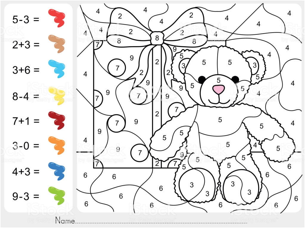Coloriage Magique Addition Cp Nice Paint Color By Numbers Addition And Subtraction Worksheet Fo