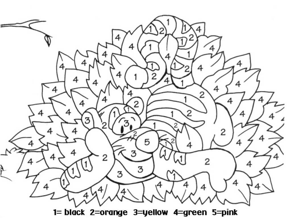 Coloriage Magique Cp Addition Unique Number Worksheets for Kindergarten with Free Coloring by Num