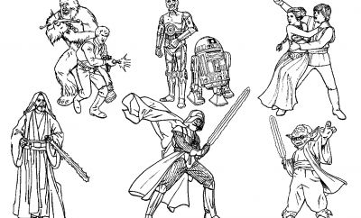 13 Joyeux Coloriage Magique Star Wars Collection  COLORIAGE